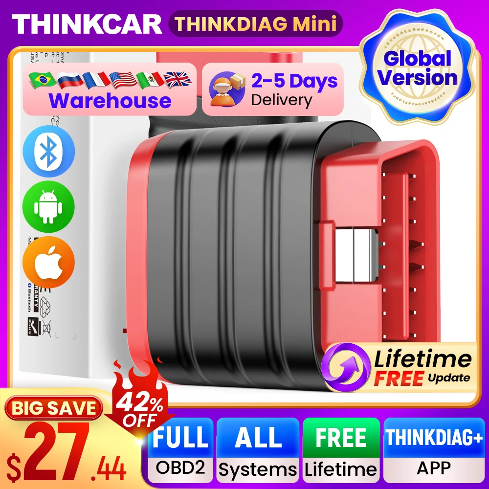Thinkcar thinkdiag mini авто obd2