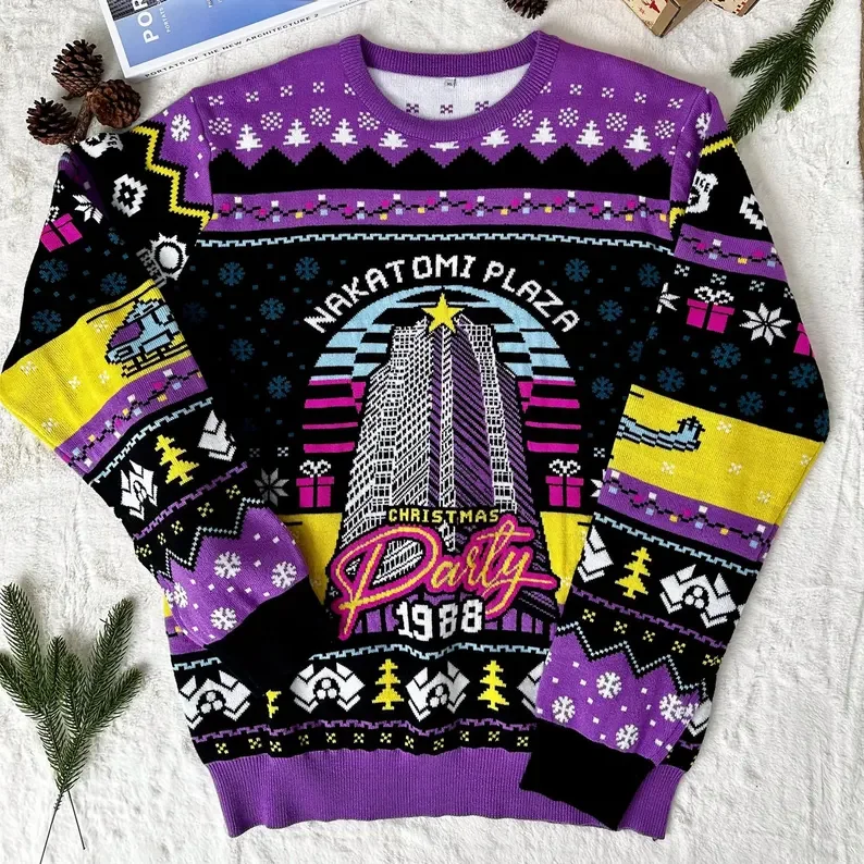 Christmas nakatomi plaza ugly sweater - Фотография_6