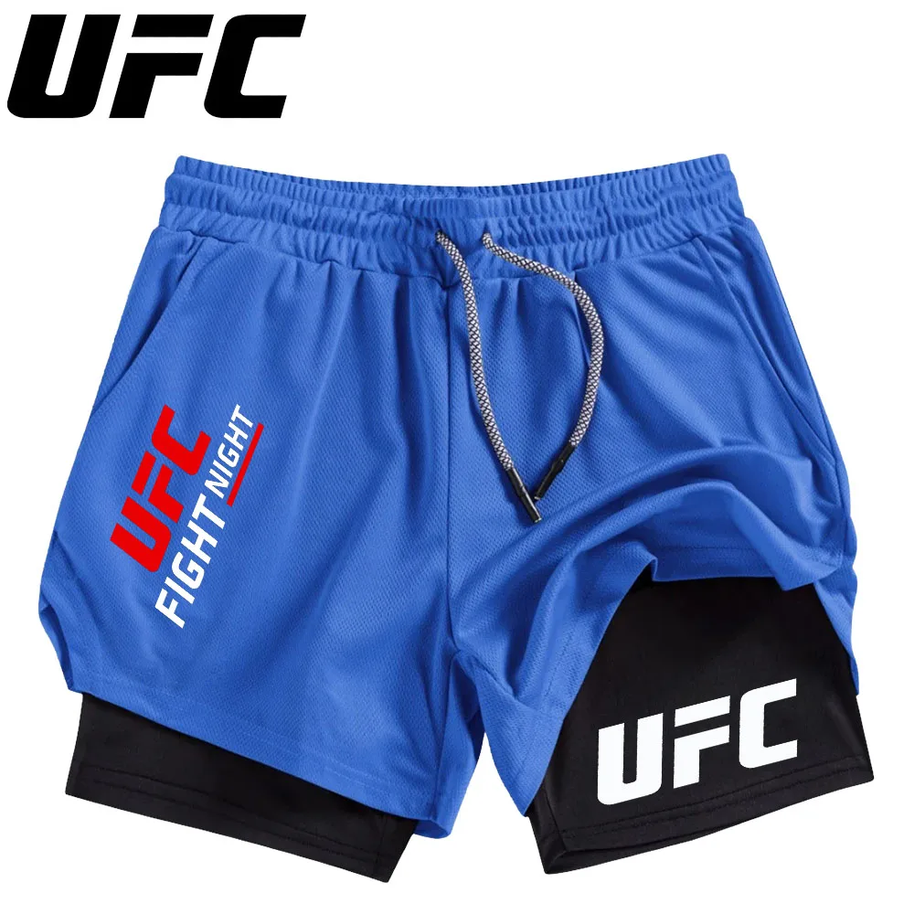 Ufc мужские двухслойные шорты для - Фотография_6