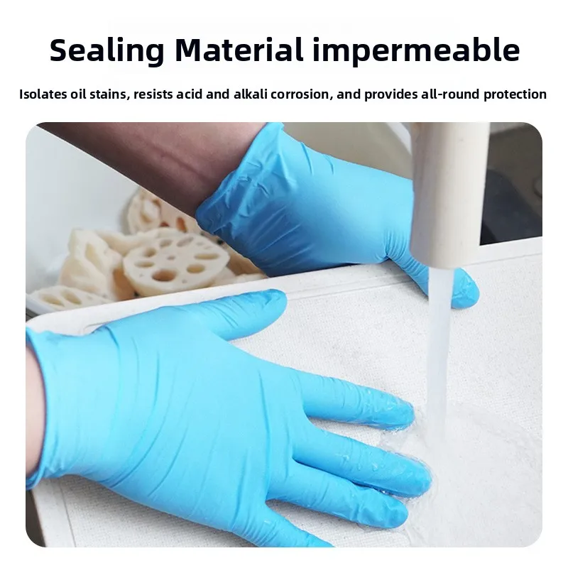 Одноразовые нитриловые перчатки - Фотография_3