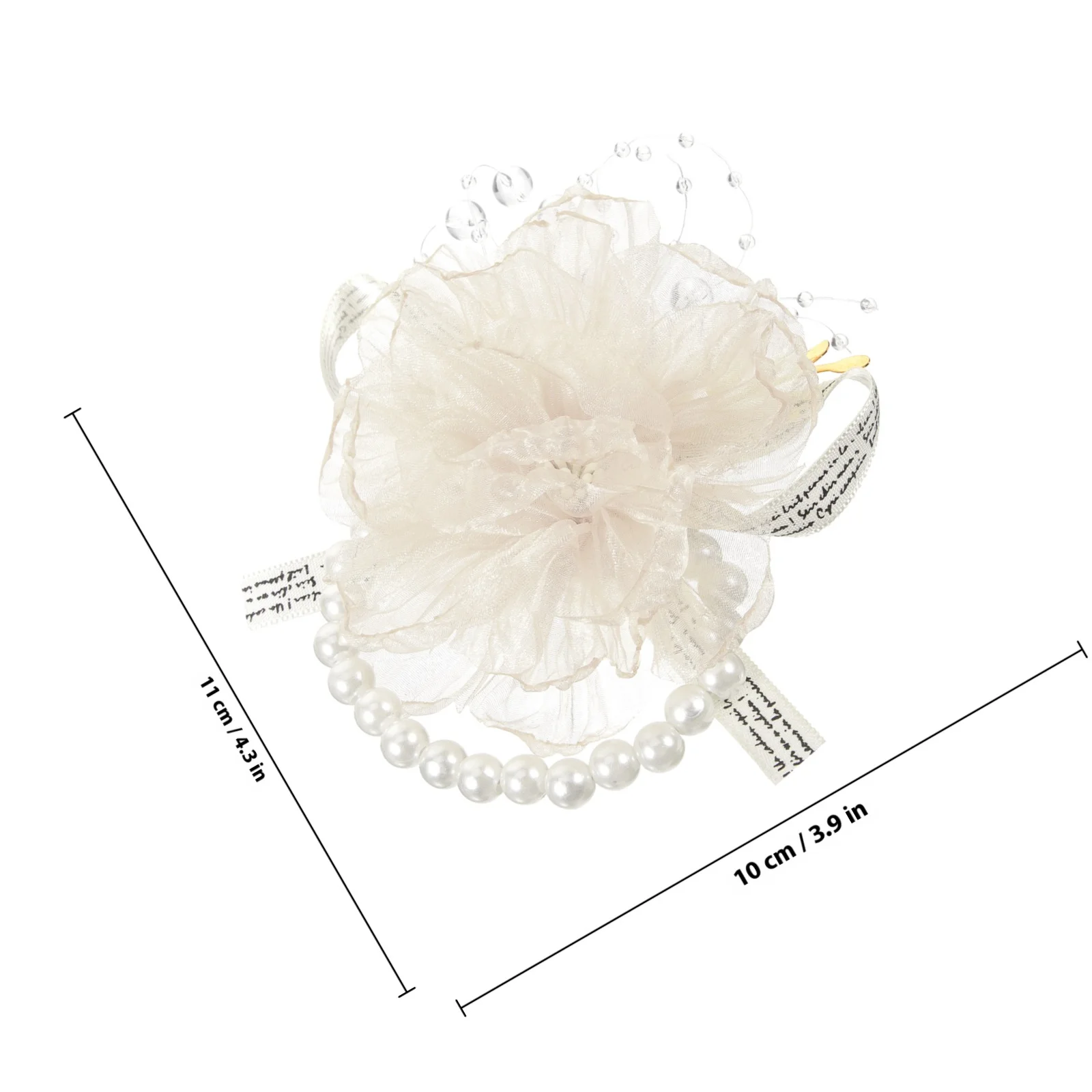 Свадебный корсаж с цветком на запястье - Фотография_5