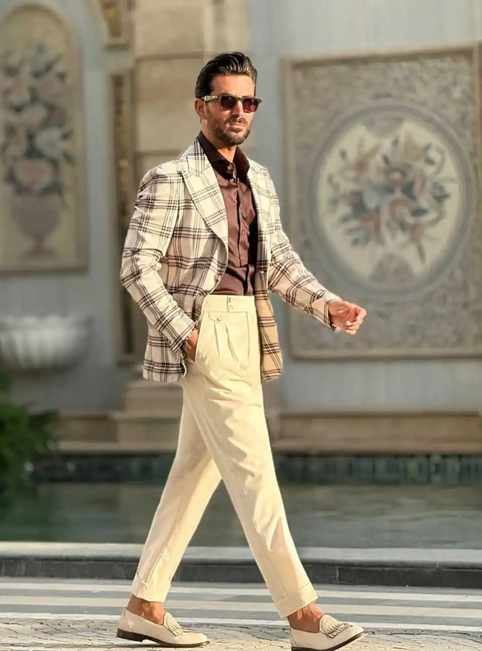 Клетчатые мужские костюмы - Фотография_4