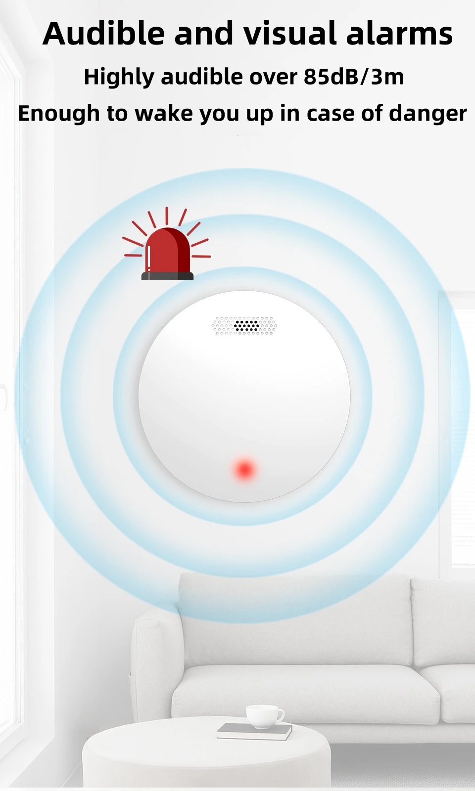 Wi-fi умный датчик дыма беспроводной - Фотография_5