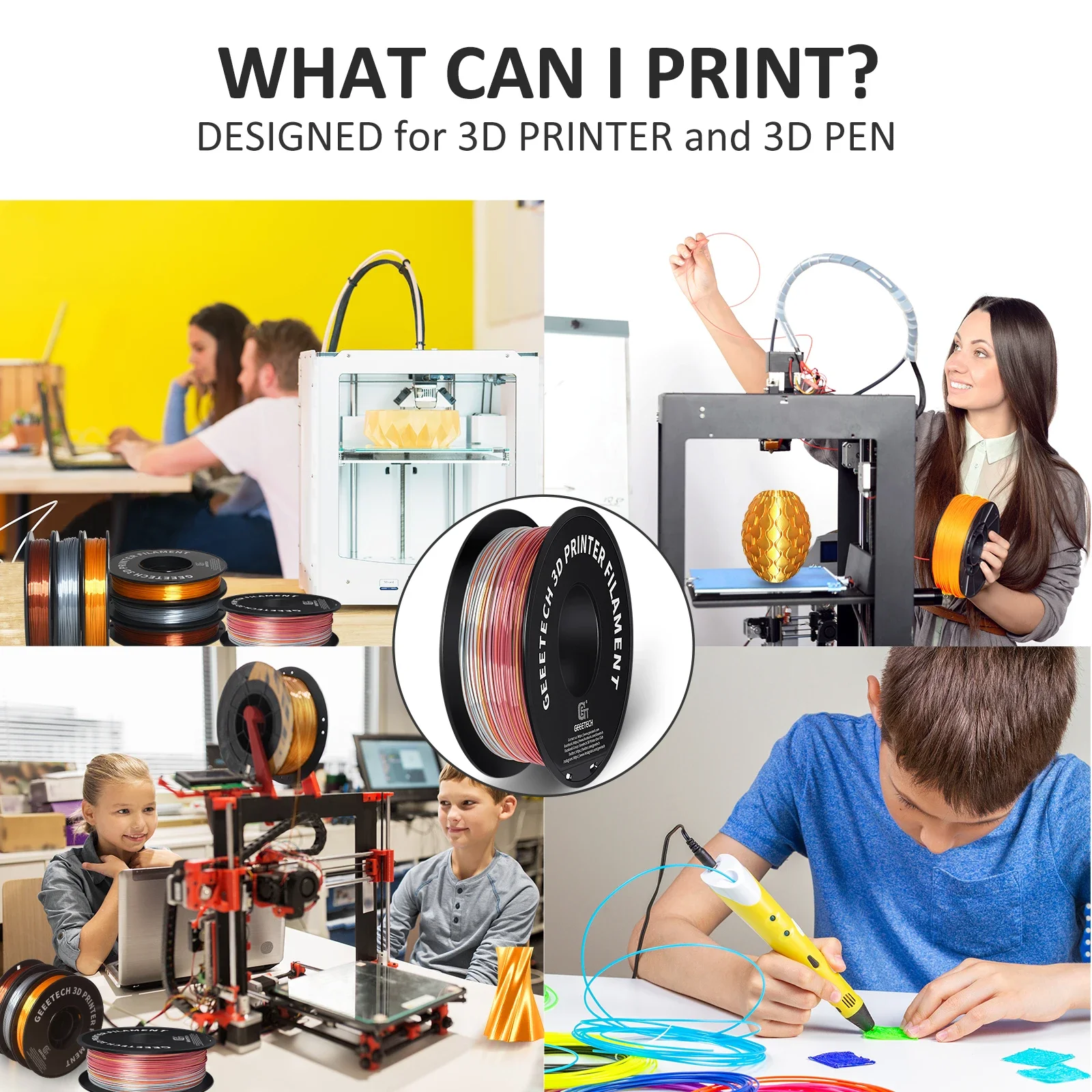 Стандартная нить geeetech pla 1 кг 1 - Фотография_6
