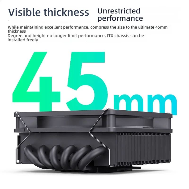 Mc45-6 downward 6 heat pipe itx ультратонкий кулер процессора - Фотография_2