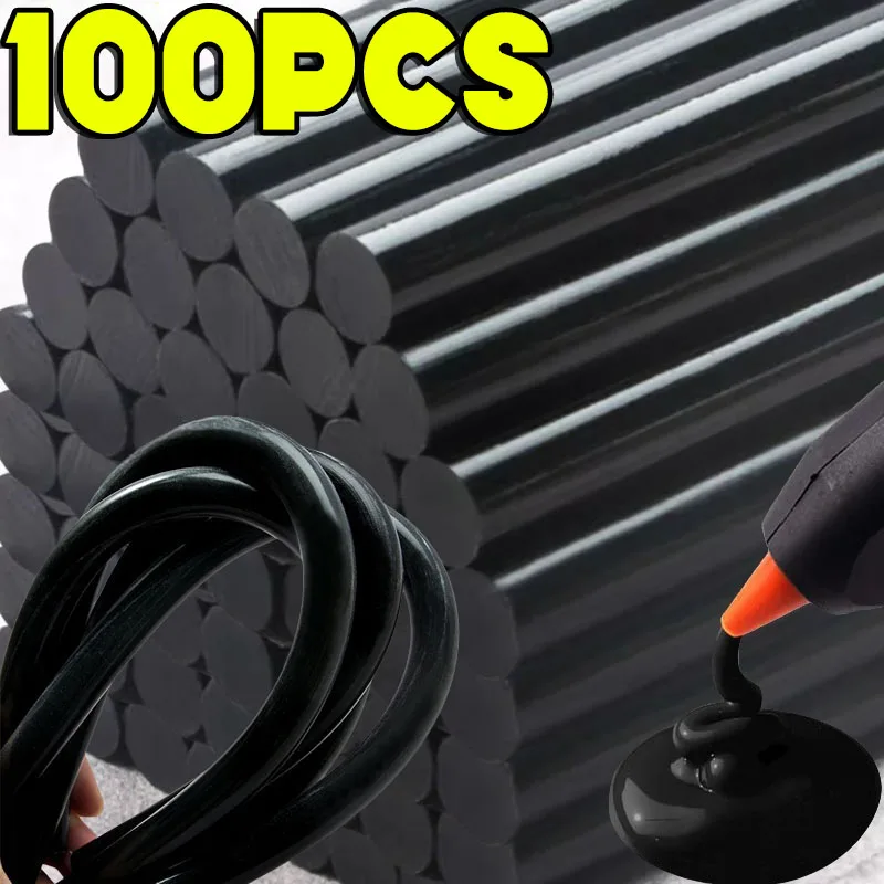 Черный термоклеевой клей-карандаш