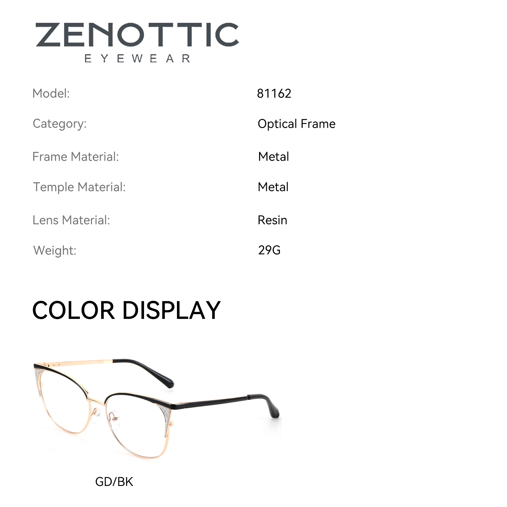 Zenottic (размер m) модные металлические - Фотография_4