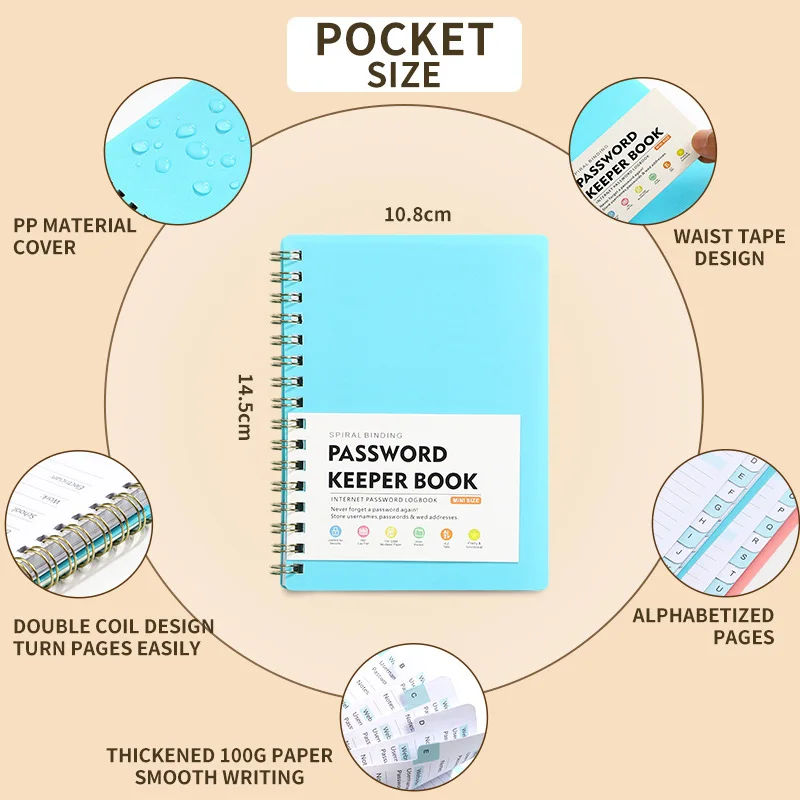 Книга хранения паролей формата а6 - Фотография_3