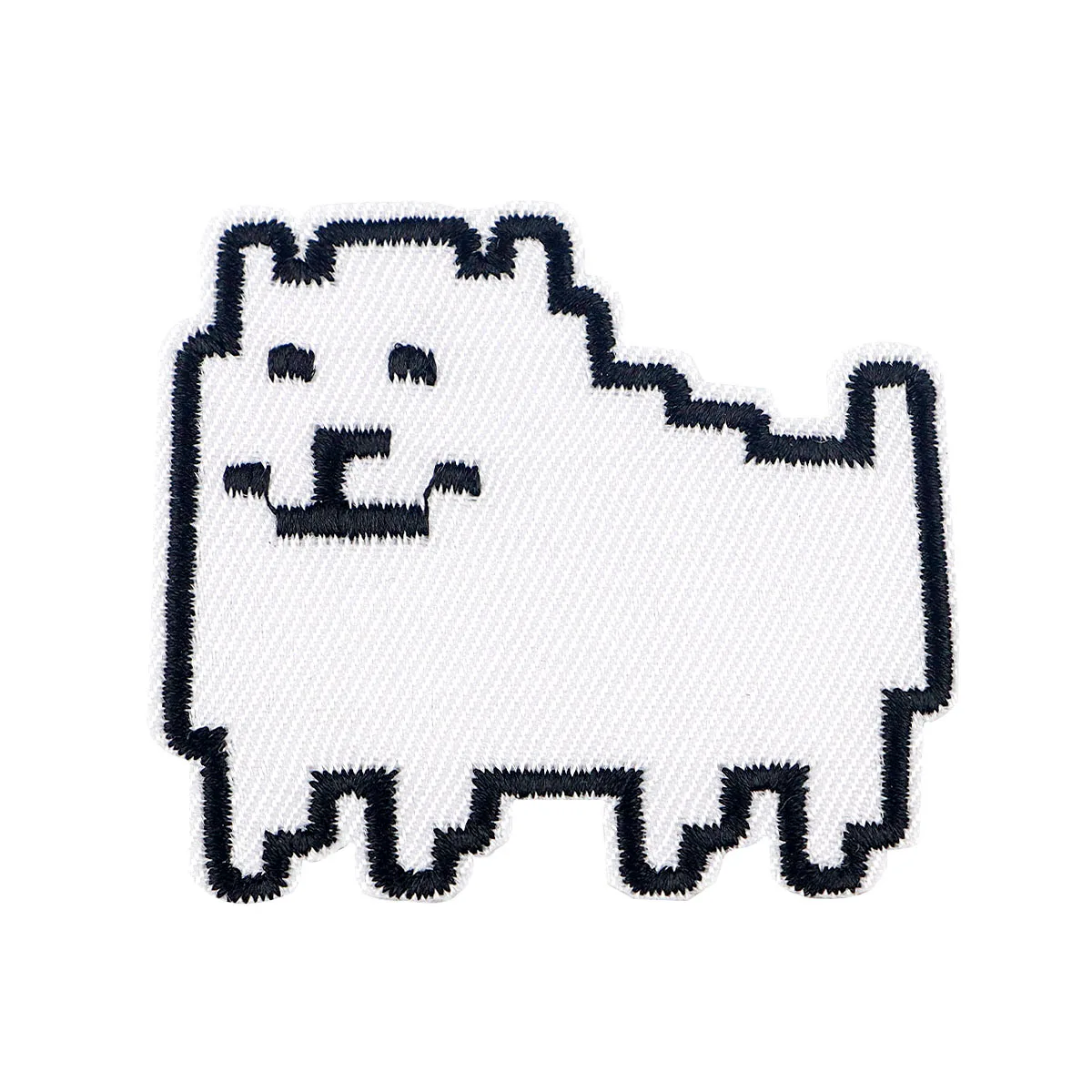 Наклейка pixel dog патч аппликация «сделай сам» на одежду - Фотография_4