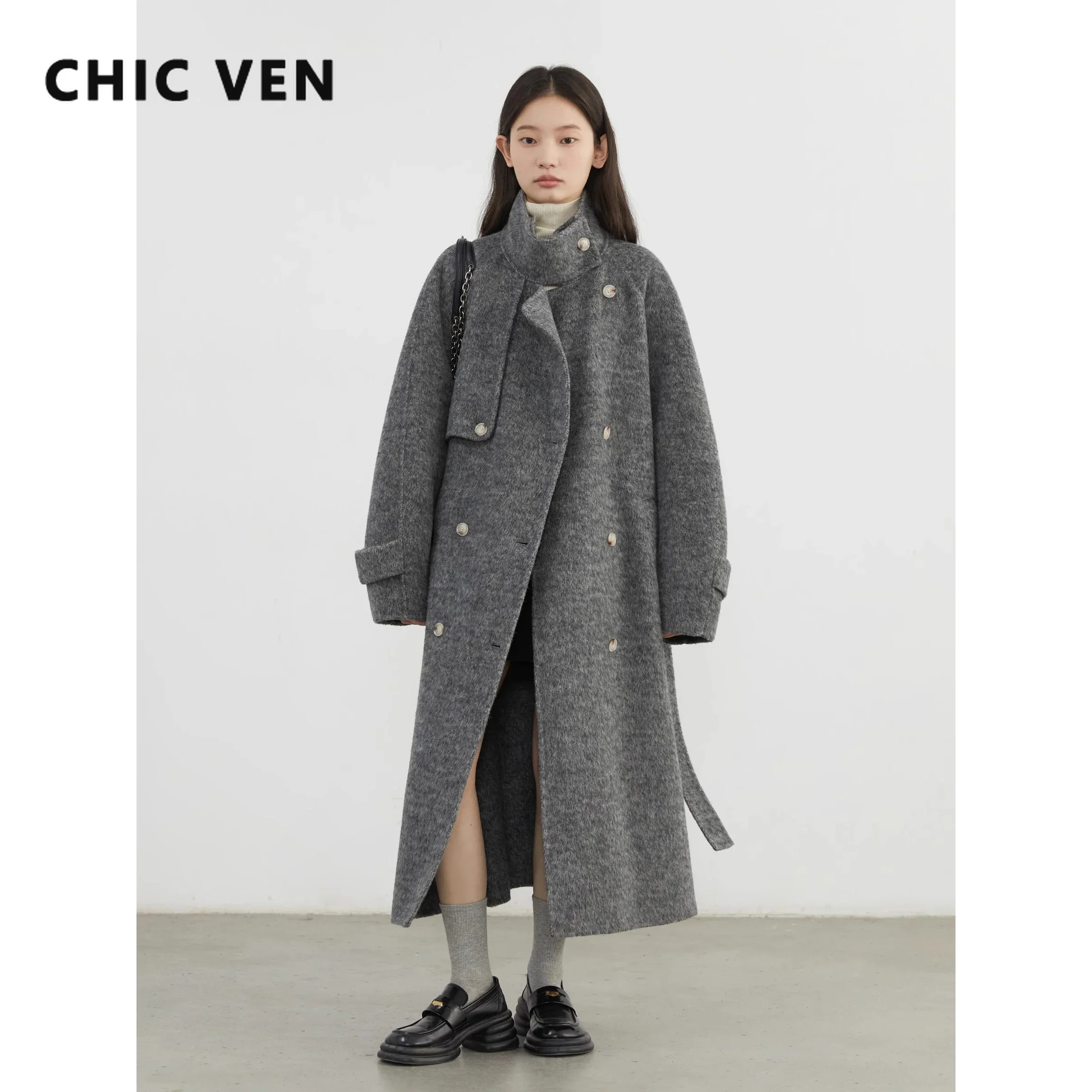 Chic ven женские шерстяные пальто