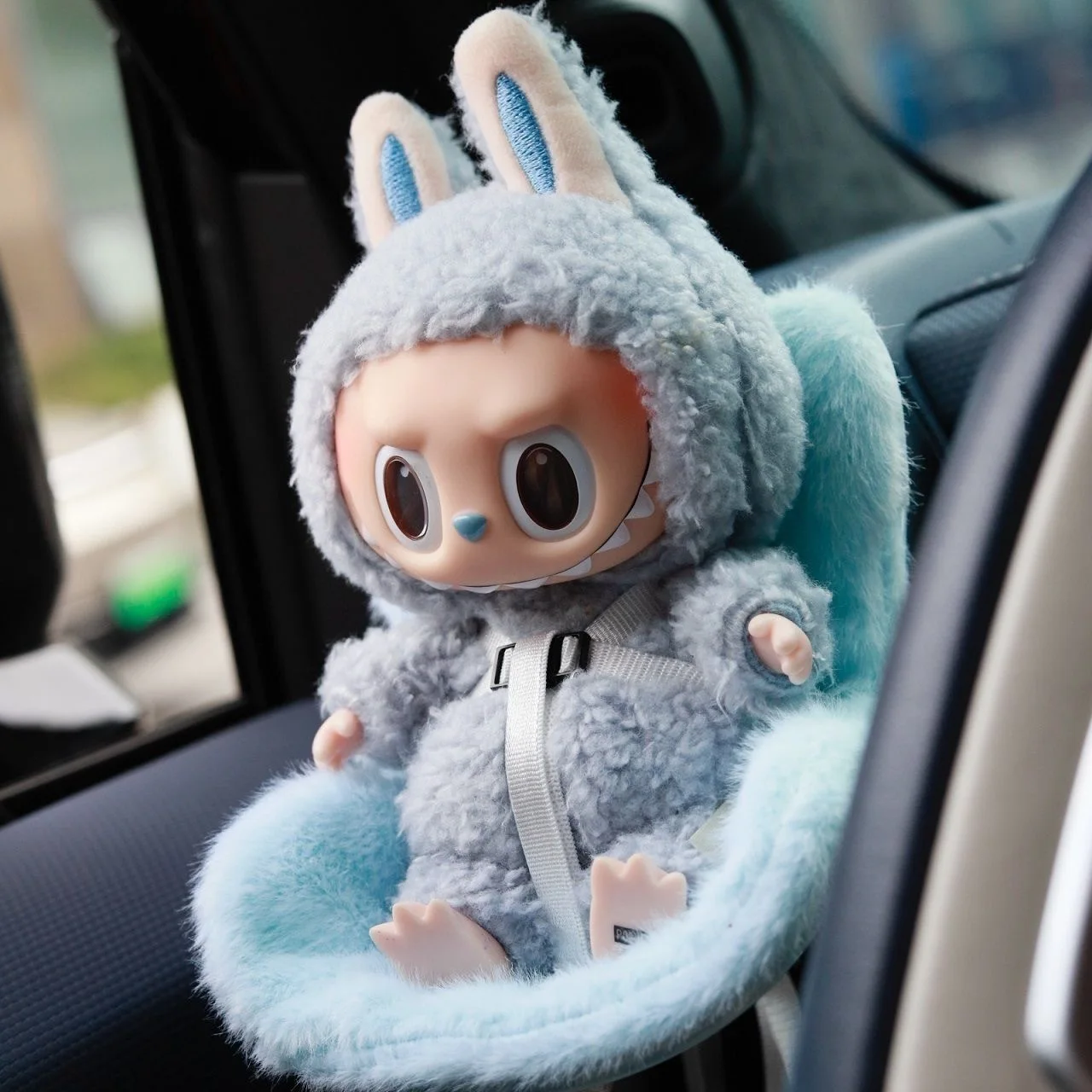 Для labubu автомобильное кукольное безопасное сиденье kawaii ob11 - Фотография_2