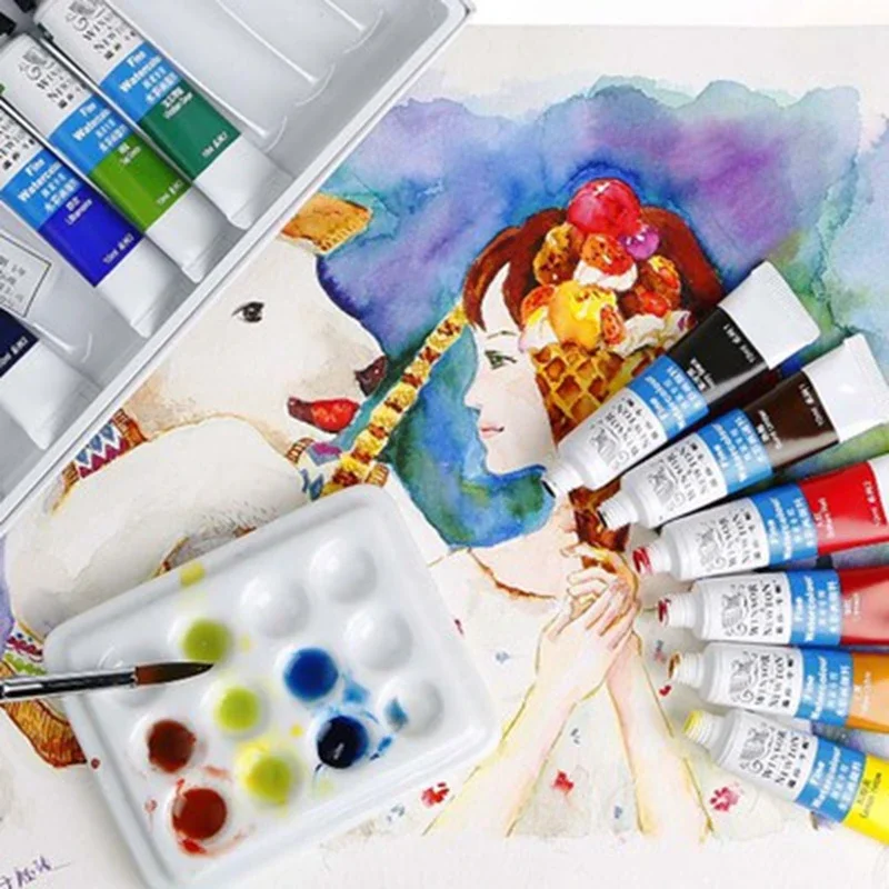 Winsor & newton профессиональная акварельная краска для рисования - Фотография_5