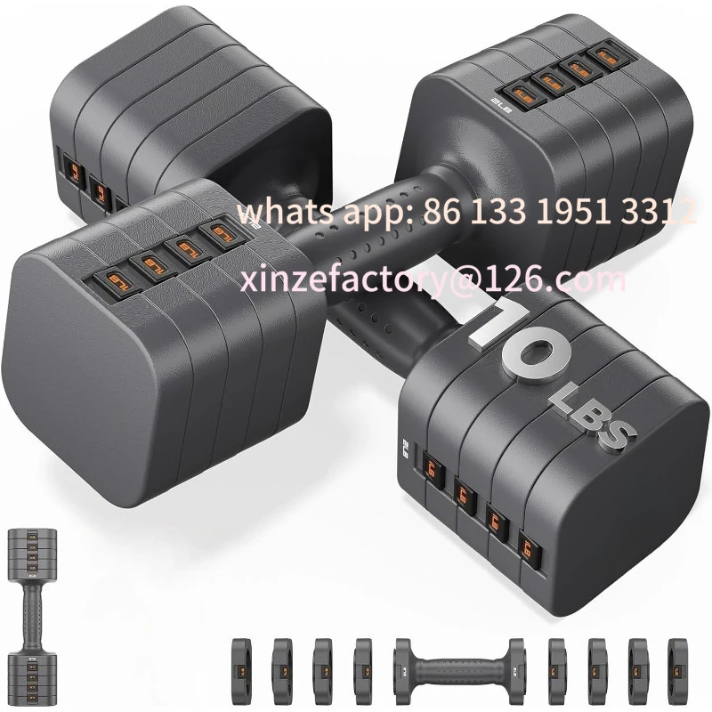 Настраиваемый набор регулируемых гантелей 5-в-1 - Фотография_2