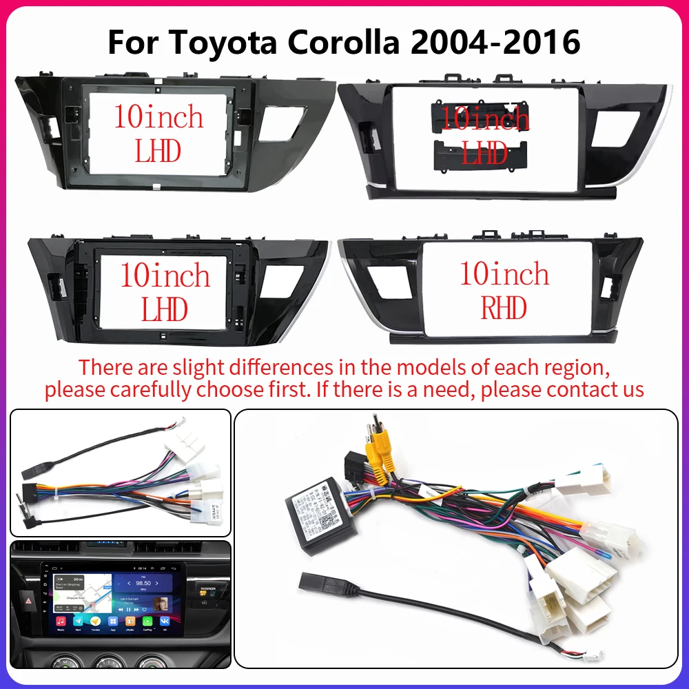 10,1 дюймов для toyota corolla