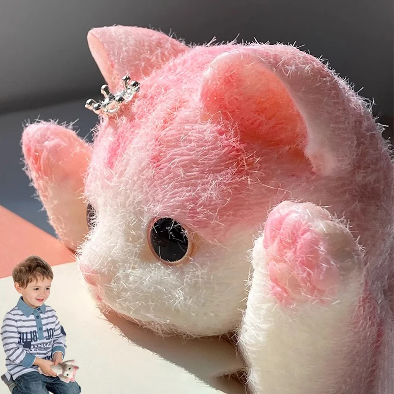 Имитация флокированных игрушек для кошек