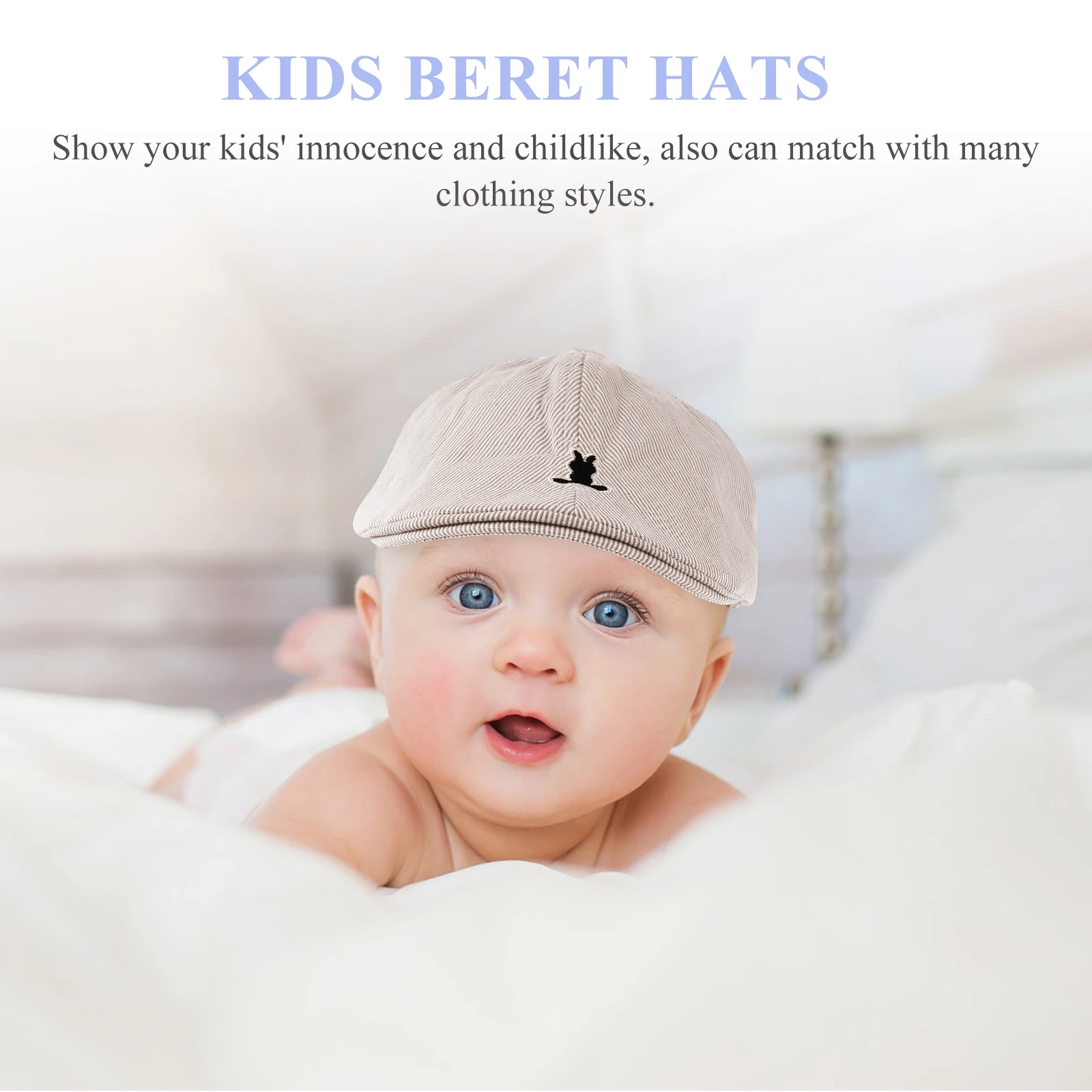 Детские береты, легкие портативные шапки для маленьких детей - Фотография_5