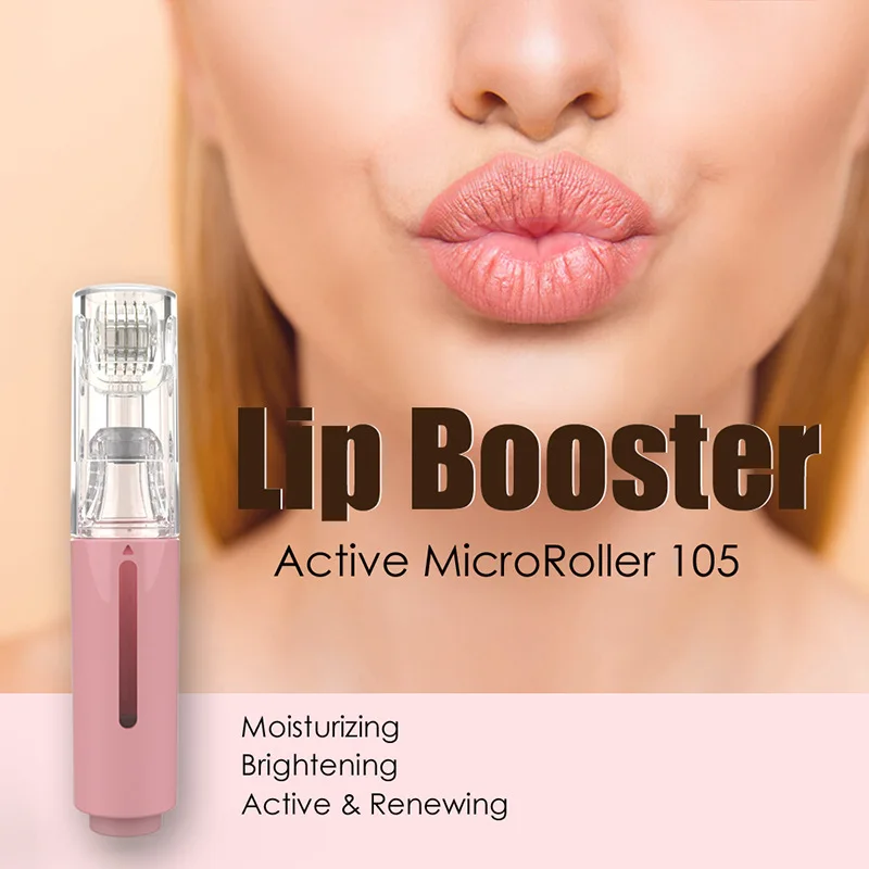 Derma roller титановый игольчатый валик
