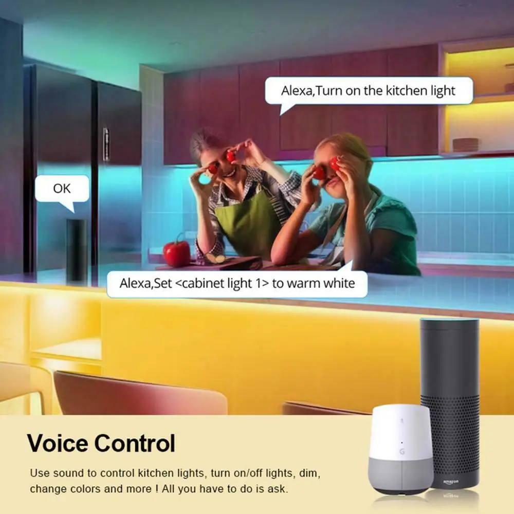Светодиодная лента tuya zigbee cob cct 12 в - Фотография_4