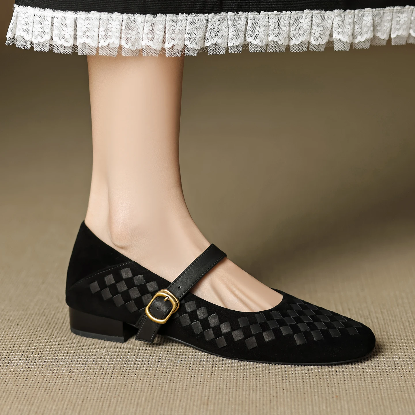 Туфли мэри джейн на низком каблуке - Фотография_4