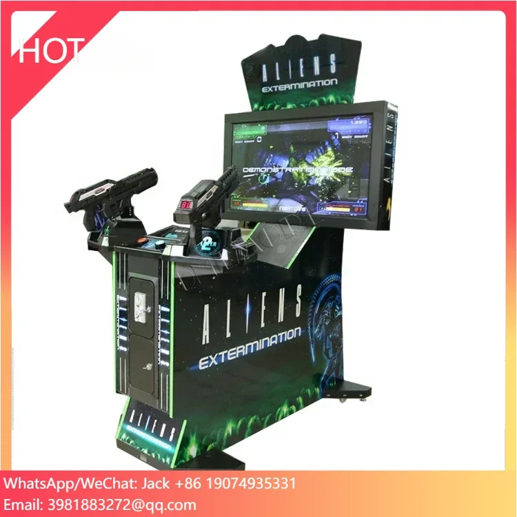 Игровой автомат с монетами для стрельбы