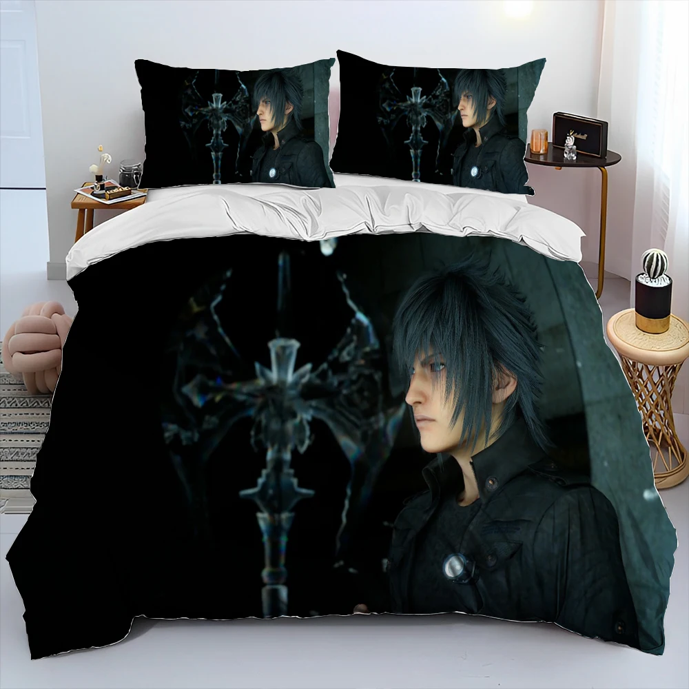 Final fantasy series games мультяшное одеяло - Фотография_3