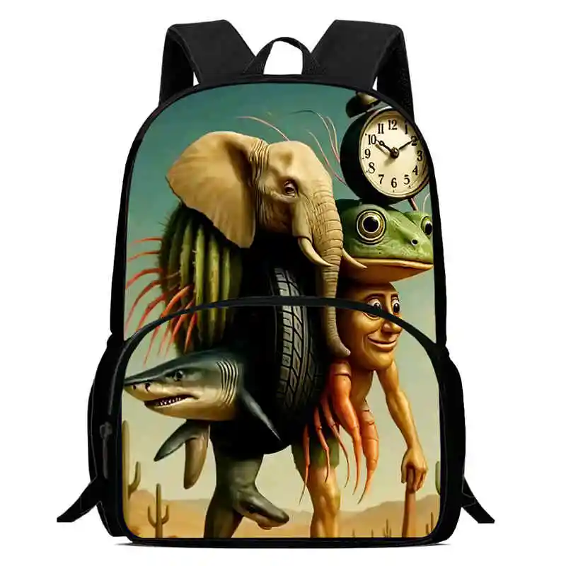 Детские рюкзаки с героями мультфильмов «мозга» для мальчиков и девочек - Фотография_2