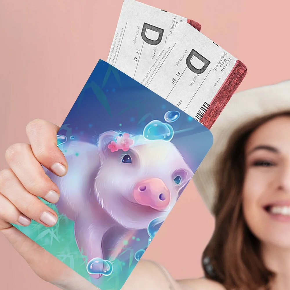 Модная женская и мужская обложка для паспорта из искусственной кожи - Фотография_3