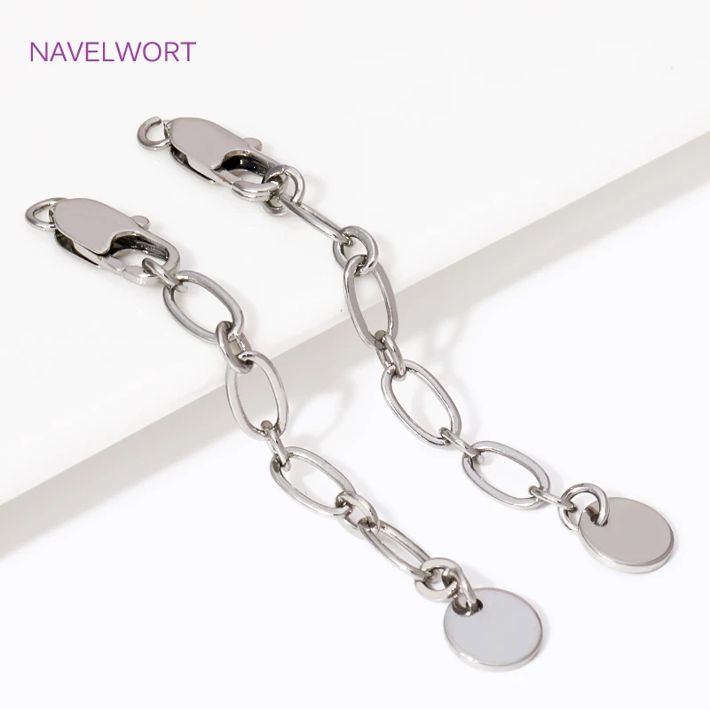 Цепочка удлинитель цепочка удлинительная позолоченная круглая - Фотография_4