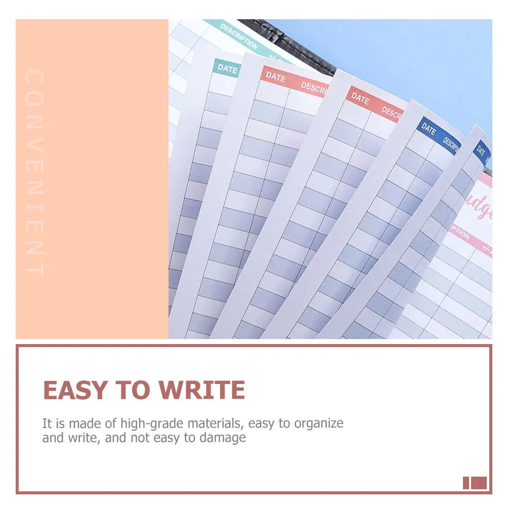 Бюджетные листы с шестью отверстиями