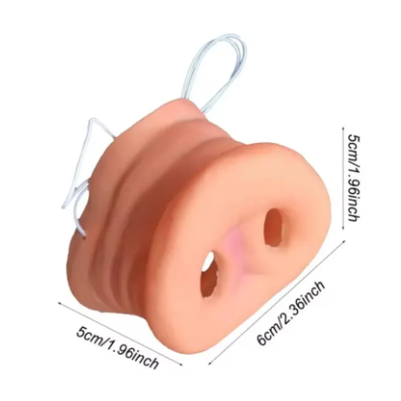 Забавная латексная маска со свиньей - Фотография_5