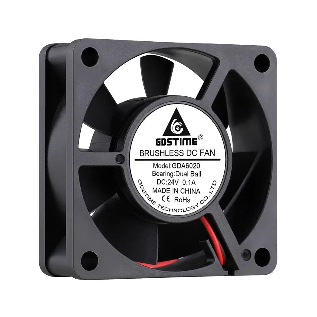 Gdstime 24v 60x60x20 мм 60 мм двойной - Фотография_2