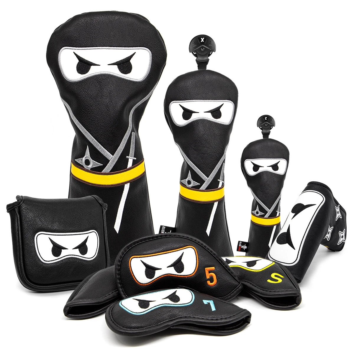 Комплект чехлов для гольф-клуба aliennana black ninja