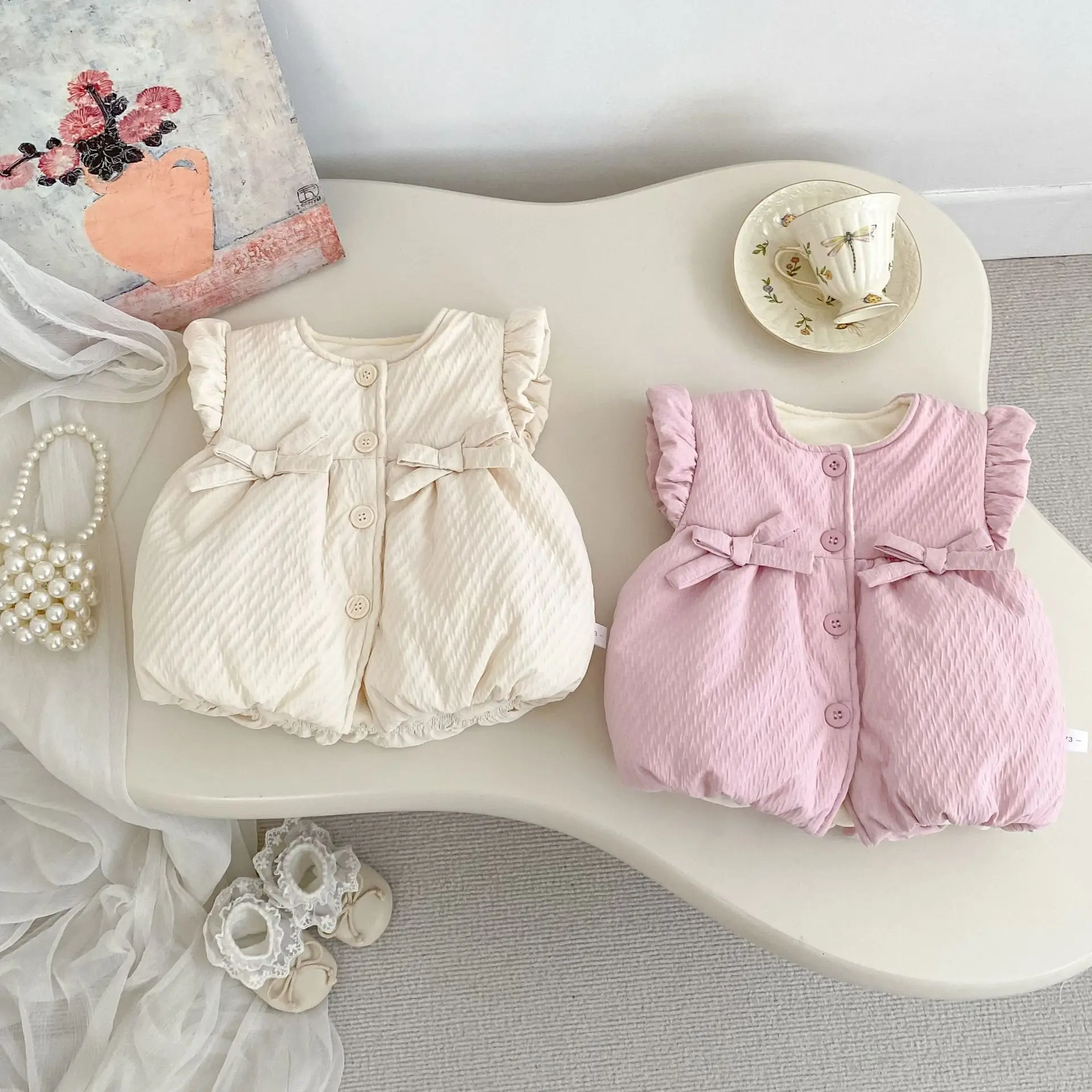 Зимний новый детский теплый жилет без рукавов