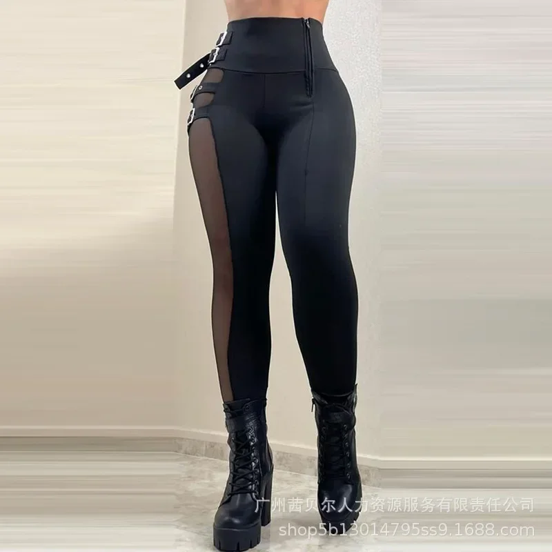 Брюки женские с высокой талией - Фотография_4