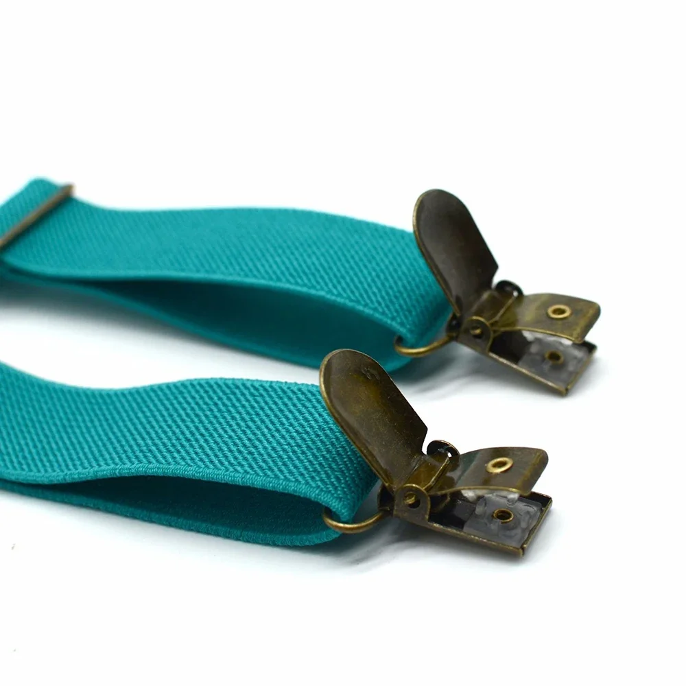 Комплект регулируемых эластичных подтяжек-бабочек для мальчиков и девочек - Фотография_4