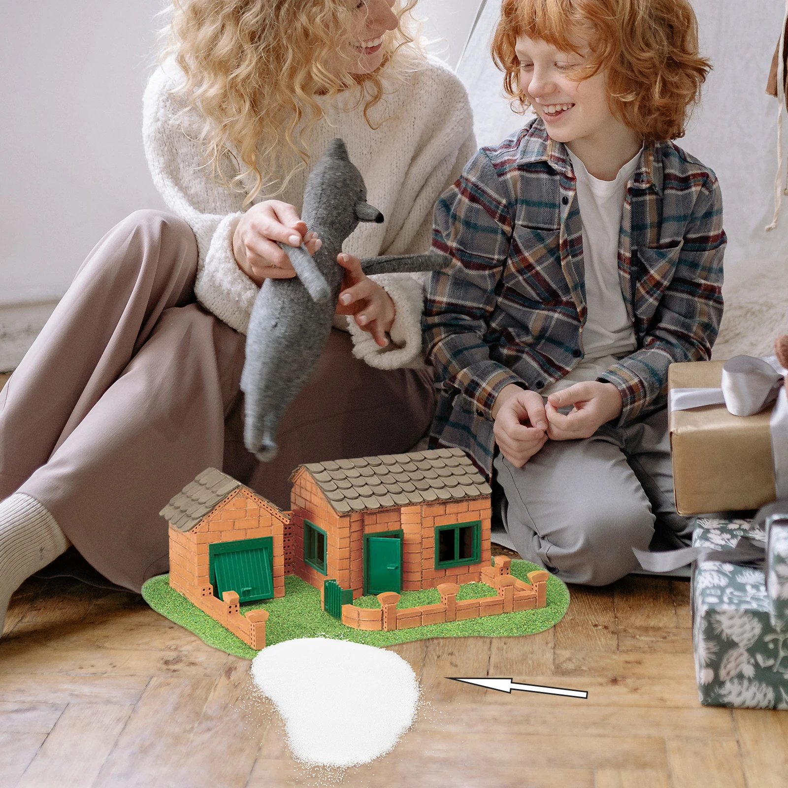 1 пакет, натуральный белый тонкий песок для поделок своими руками - Фотография_6