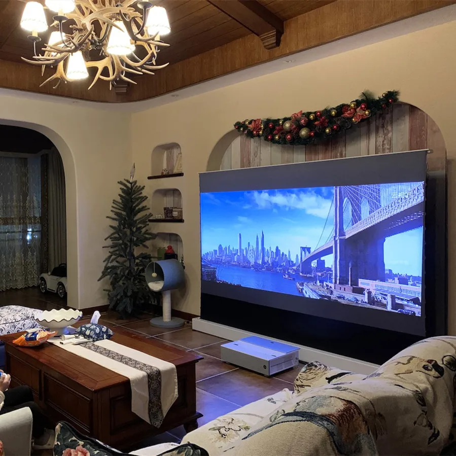 Электрический напольный проектор diwell 16:9 alr - Фотография_5