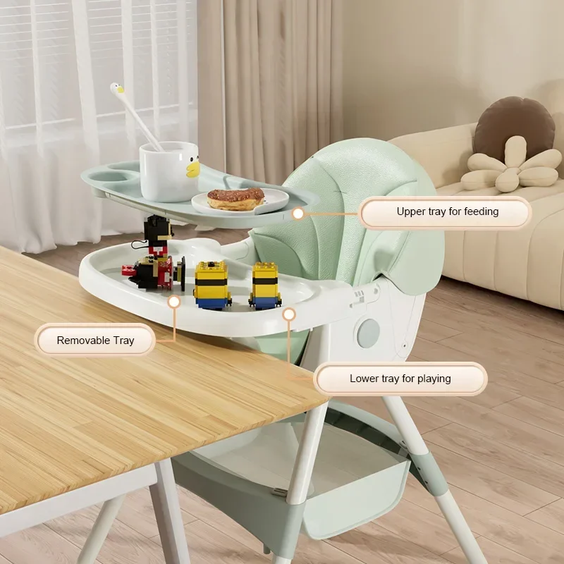Регулируемый детский стульчик с подносом - Фотография_6