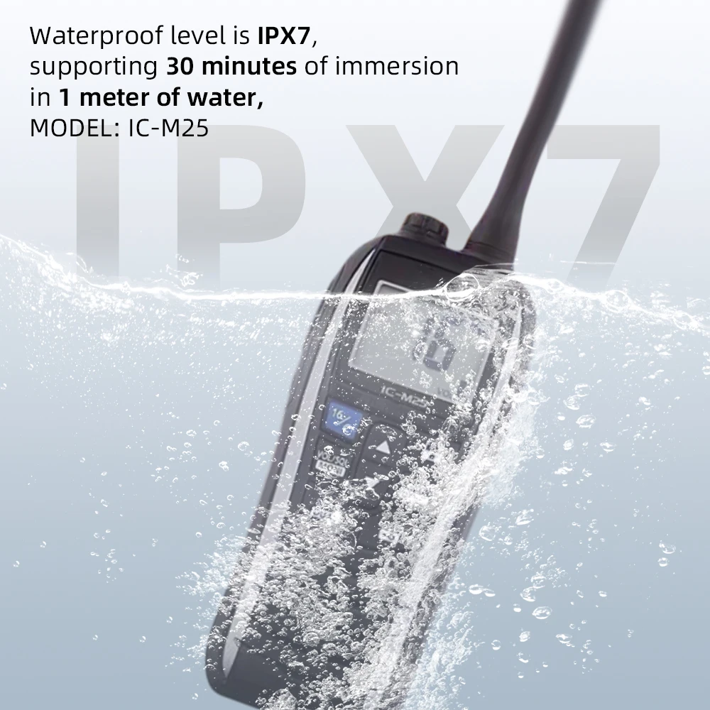Ic-m25 морская рация укв морская - Фотография_3