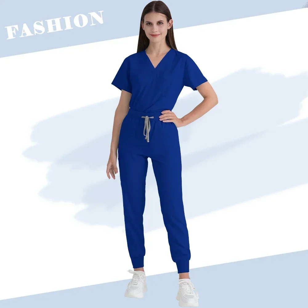 Slim fit медицинские скрабы униформа - Фотография_6