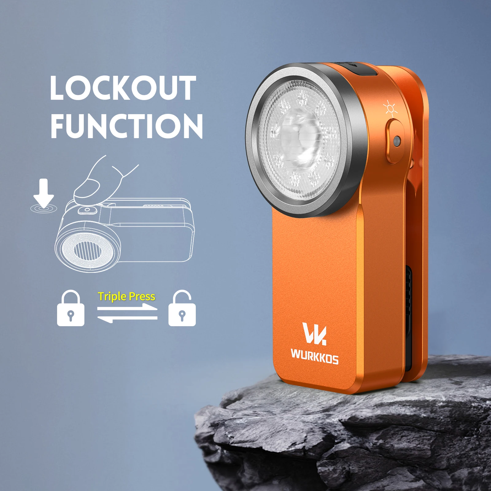 Wurkkos hd03 clip light 680lm usb - Фотография_6