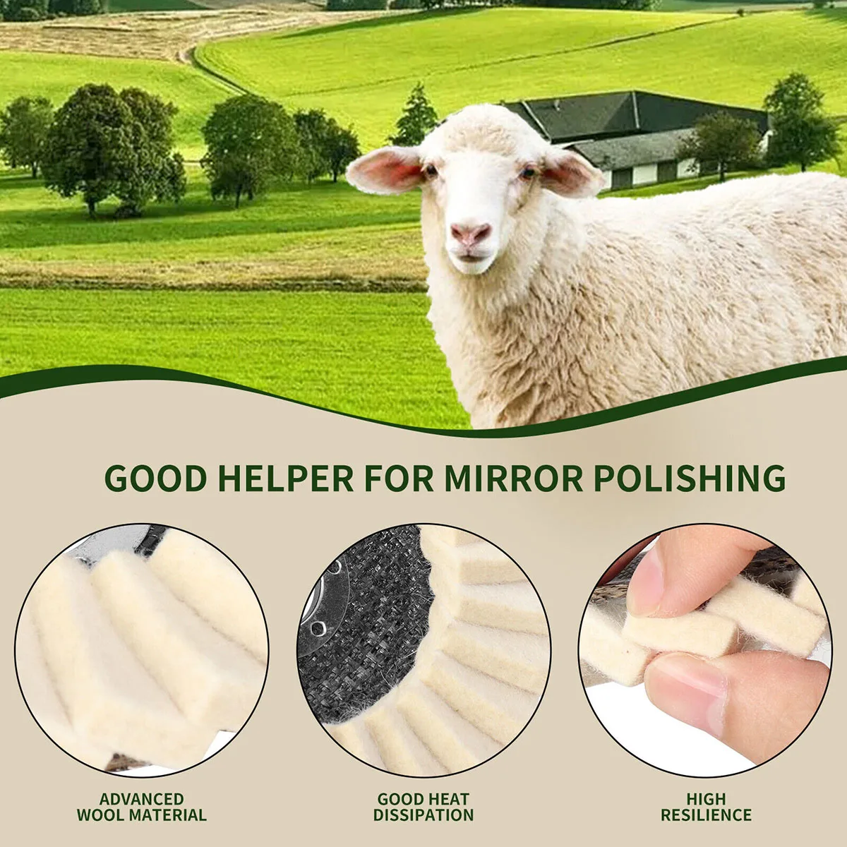 1x5 дюймов полировальный круг 125 - Фотография_5