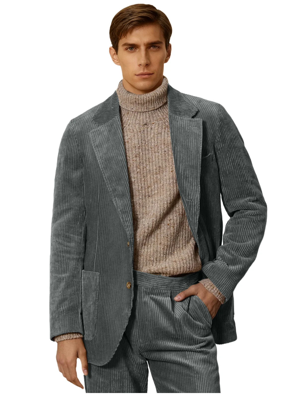 Вельветовые мужские костюмы - Фотография_6