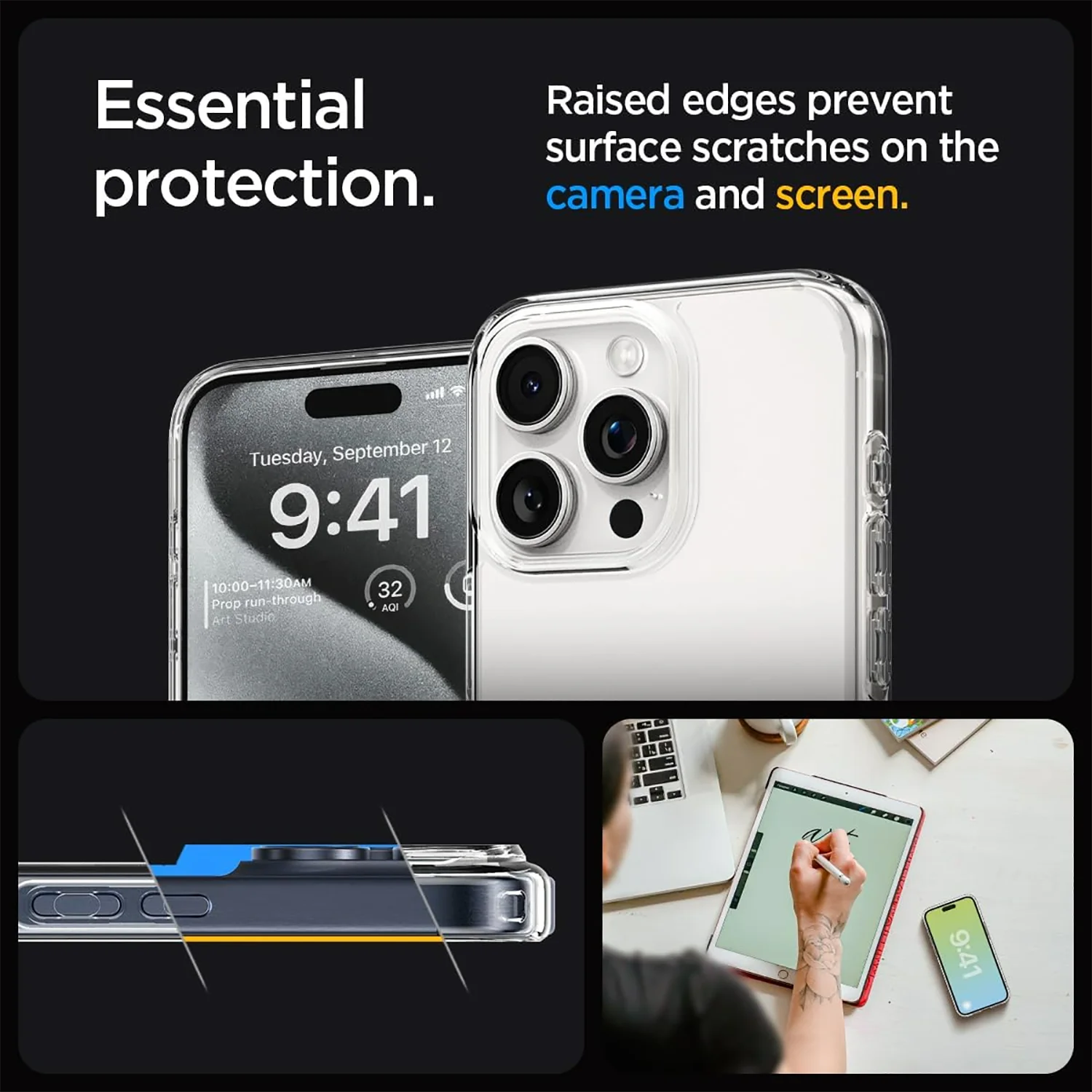 Прозрачный мягкий чехол для iphone 14 - Фотография_5