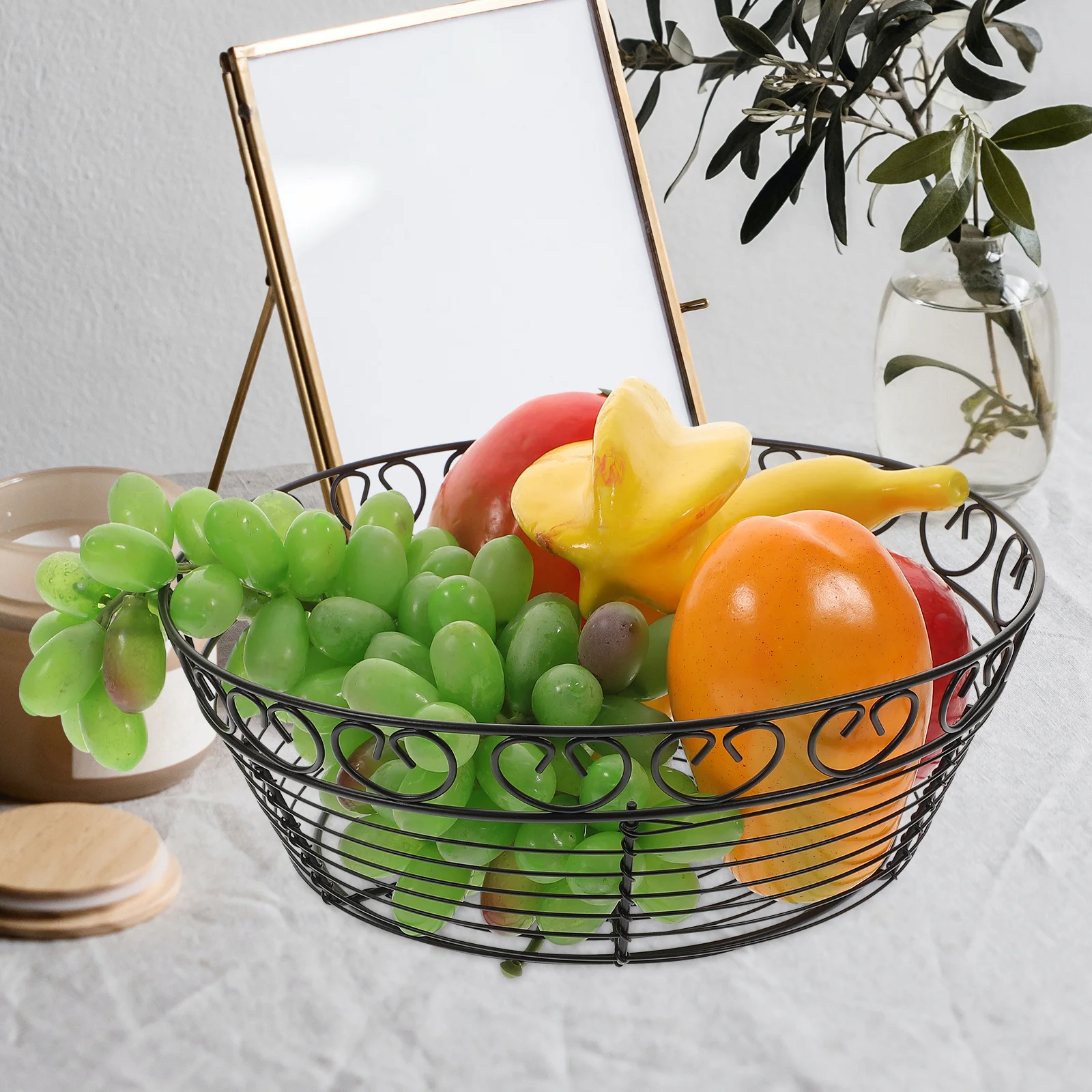 Железная художественная проволочная корзина