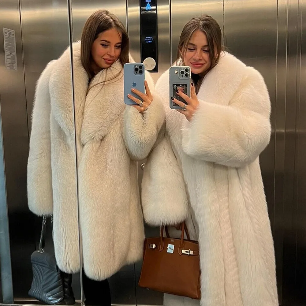 Роскошное женское пальто из натурального - Фотография_5