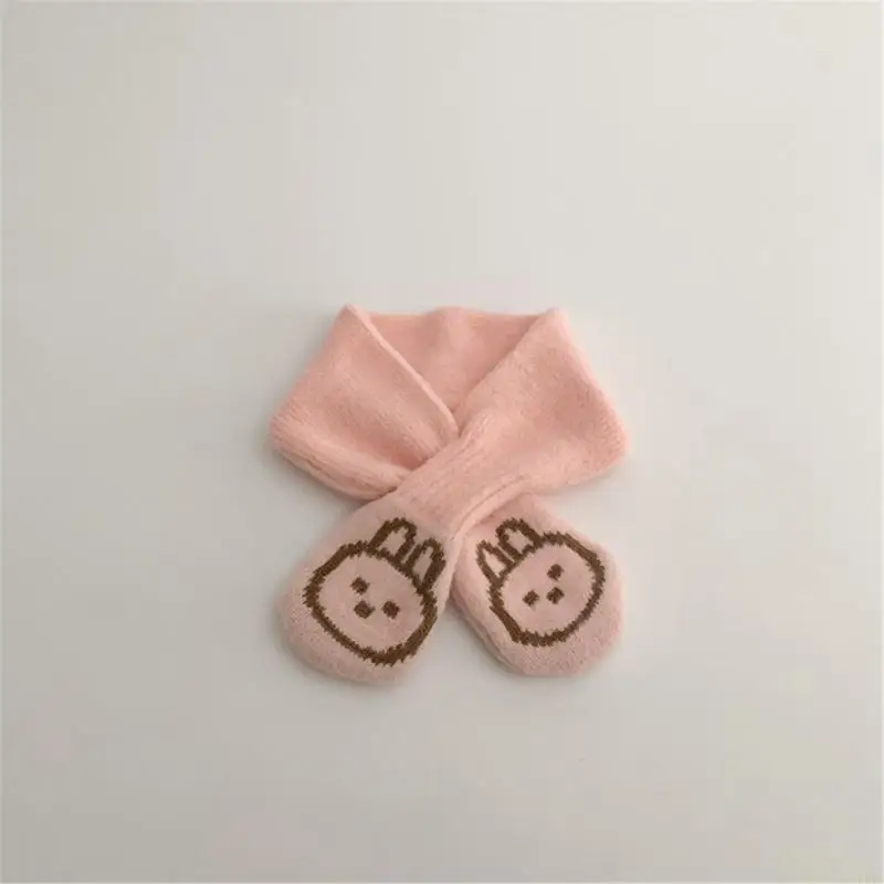 L5yf стильный зимний детский вязаный шарф - Фотография_4