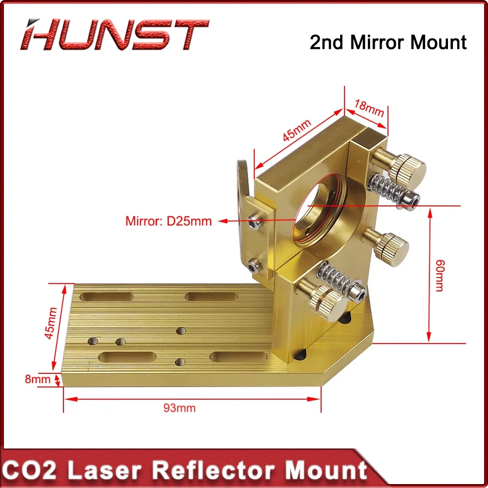 Держатель зеркала отражателя лазера hunst co2 - Фотография_3