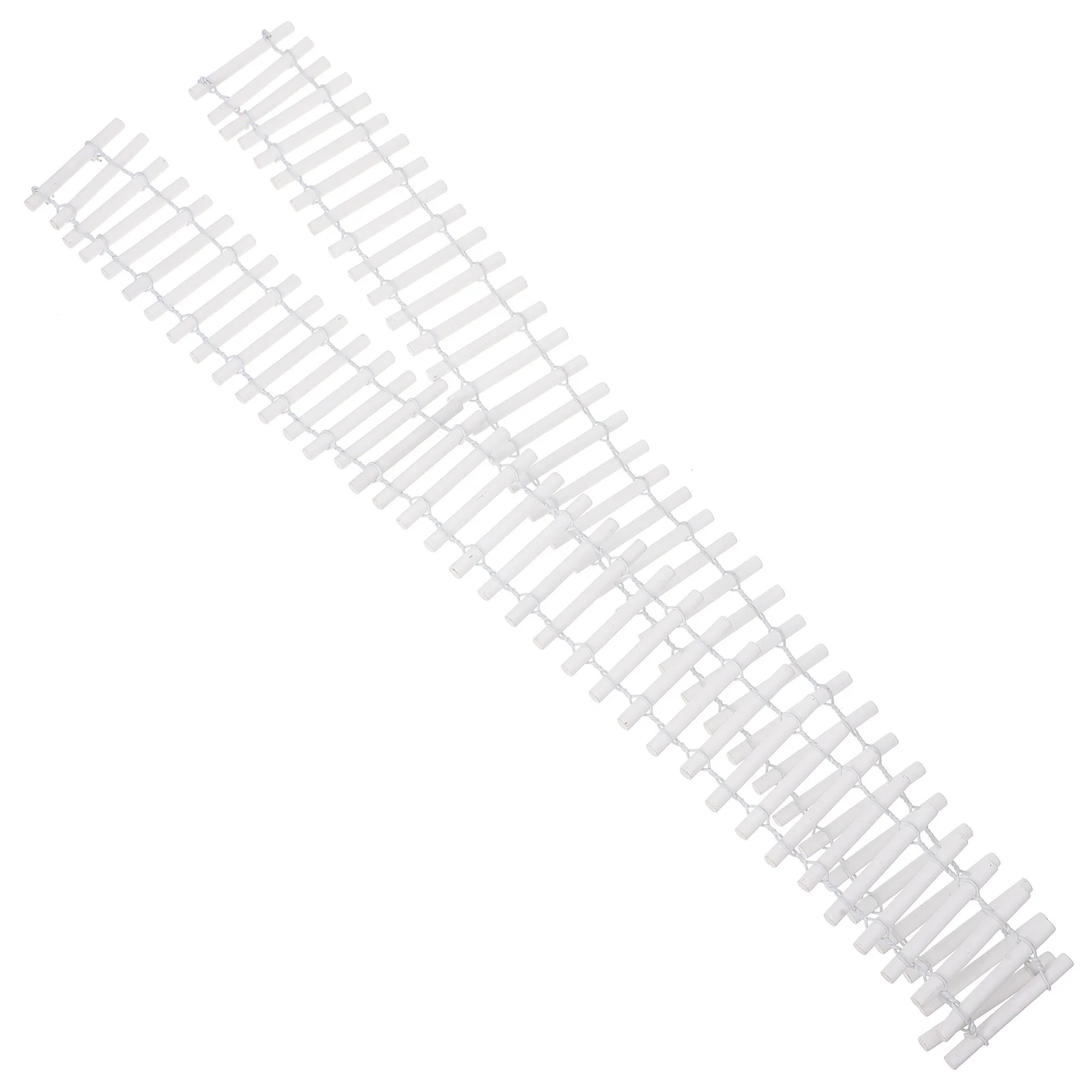 Мини-деревянный белый забор - Фотография_5