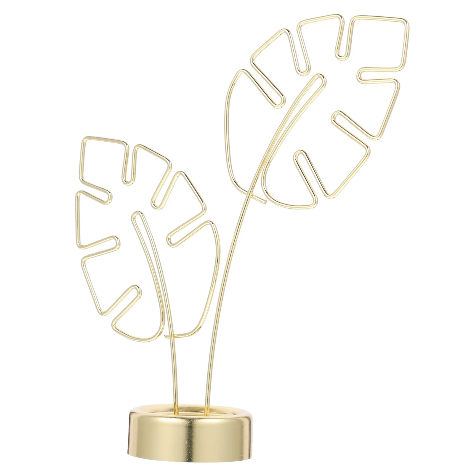 Металлический держатель для карт в форме монстеры - Фотография_6